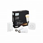 Philips Hue White Ambiance Smart Bulb Starter Kit $29.50
