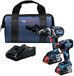 Bosch GXL18V-224B25 18V 2-Tool Combo Kit $199.99