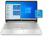 HP 15" HD Touch Laptop (Ryzen 3 3250U, 8GB, 256GB) $359.99