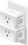 Prime Members: 2-Pack Kasa Smart Plug, WiFi Outlet $10