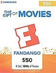 $50 Fandango Gift Card $39.50 + Free Shipping