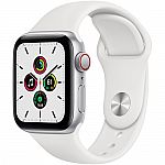 Apple Watch Series 6 GPS + Cellular with White Sport Band - 40mm $319.99