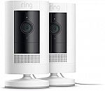 2-Pack Ring Stick Up Cam Plug-In HD security camera $80 (Prime Members)