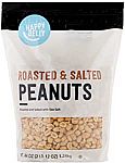 Amazon Brand - 44-oz Happy Belly Roasted & Salted Peanuts $4.65