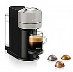 Breville/De'Longhi Nespresso Vertuo Next Coffee & Espresso Machine + 30-count Coffee Pods $100 (Org $193)