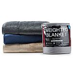 12-Lb Altavida Ultra Plush Faux Mink Weighted Blanket $21.24