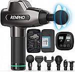 RENPHO C3 Deep Tissue Muscle Massager Gun $68 and more