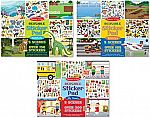 Melissa and Doug Reusable Sticker Pad Bundle - Habitats, Vehicles, and Town $8