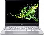 Acer Swift 3 Thin & Light 13.5" 2256 x 1504 IPS Laptop (i5-1035G4 8GB 512GB SSD) $700