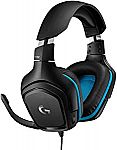 Logitech G432 DTS:X 7.1 Surround Sound Wired PC Gaming Headset $40