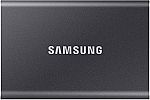 SAMSUNG T7 2TB Portable SSD $249.99, T5 2TB $215