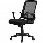 Easyfashion Mid-Back Mesh Office Ergonomic Chair (Black) $36 + Free Shipping