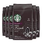 Prime Members: 6-Pack 20-Oz Starbucks French Roast Ground Coffee $32