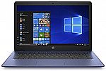 HP Stream 14" Laptop (N4000 4GB 64GB 14-cb187nr Blue) + 1Yr Office 365 $215.24