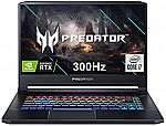 Acer Predator Triton 500 PT515-52-73L3 15.6" 300Hz FHD Gaming Laptop (i7-10750H RTX 2070 Super 16GB 512GB) $1309.99