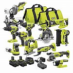 ONE+ 18V Cordless 12-Tool Combo Kit with 3 Batteries and Charger $599