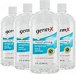 4-pk Germ X hand sanitizer various sizes 32oz $24.26