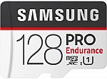 SAMSUNG 128GB PRO Endurance microSDXC UHS-I/U1 $18