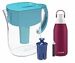 Brita Everyday Pitcher with 1 Longlast Filter $24.49, Brita 32oz Water Filter Bottles $24.49