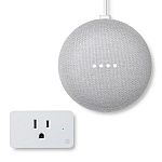 Google Nest Mini (2nd Gen) + Smart Plug Bundle $24