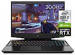 HP OMEN 15 Gaming FHD 300Hz Laptop (RTX 2070 Super i7-10750H 32GB 512GB 15-dh1019nr 2020) $1250.99