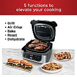 Ninja Foodi 5-in-1 Indoor Grill with Air Fryer, Roast, Bake & Dehydrate $150 + $30 KOHLS Credit