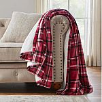 Home Decorators Collection Reversible Sherpa Throw Blanket (50" x 70") $17.98