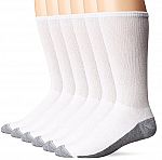 6-Pack Hanes ComfortBlend Crew Max Men's Cushion Socks $7