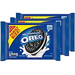 3-Pack OREO Family Size Chocolate Sandwich Cookies $7.50 & More