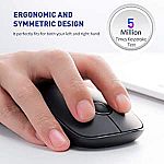VicTsing Wireless Mouse with USB Receiver $2.79