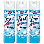 3-count Lysol Disinfectant Spray $12.74