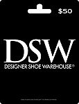 $50 DSW Gift Card $40 and more