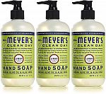 3-Ct 12.5-oz Mrs. Meyer's Clean Day Liquid Hand Soap (Lemon Verbena) $7.28