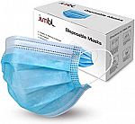 50 Pack Jumbl Blue Disposable Face Masks $3.94