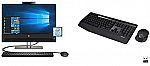 HP Pavilion 24" FHD All-in-One Desktop (i5-9400T 12GB 512GB 24-Xa0032) + Logitech MK345 Wireless Keyboard and Mouse $790