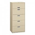 HON Brigade 600 Series 5 Drawer 30"W Lateral File Cabinet $227