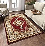 Well Woven 5x7 Persian Grand Medallion Red Area Rug $24