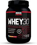 3 Pound Force Factor WHEY30 Performance Whey Protein to Build Lean Muscle $9.32