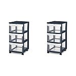 Sterilite 3 Drawer Cart Blue Cove, Case of 2 $20