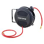 Craftsman Mini Retractable Hose Reel w/ 26-Ft PVC Air Hose $20