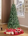 6' Holiday Time Non-Lit Wesley Pine Green Artificial Christmas Tree $11 & More