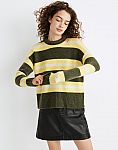 Madewell Striped Fulton Pullover Sweater $20 & more