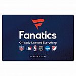 $50 Fanatics Gift Card $35