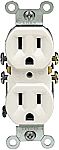 10-pack Leviton 5320-WMP 15 Amp, 125 Volt, Duplex Receptacle $3.38