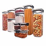 Rubbermaid Brilliance Pantry Organization & Food Storage Containers with Airtight Lids, Set of 10 $41.94