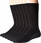 6-pair Hanes ComfortBlend Crew Max Men's Cushion Socks $7