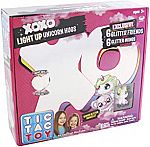 Tic Tac Toy XOXO Light Up White Unicorn Hugs & Glitter Friends $6 (org $30)