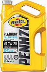Free $22 Shell Gift Card with 5-Quart Pennzoil Full Synthetic Motor Oil Purchase