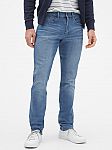 Extra 40% Off Jeans: Men's Slim Fit Jeans with GapFlex $13.78 and more + Free Shipping
