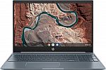 HP 15.6" Touch-Screen Chromebook: i5, 8GB Memory, 128GB eMMC $349